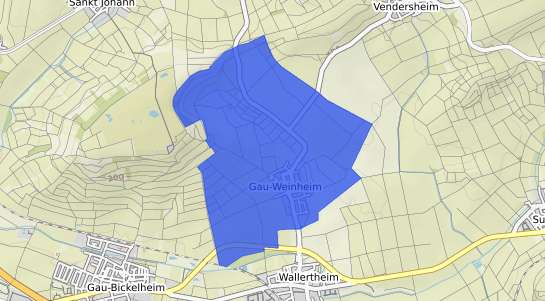 Bodenrichtwertkarte Gau Weinheim
